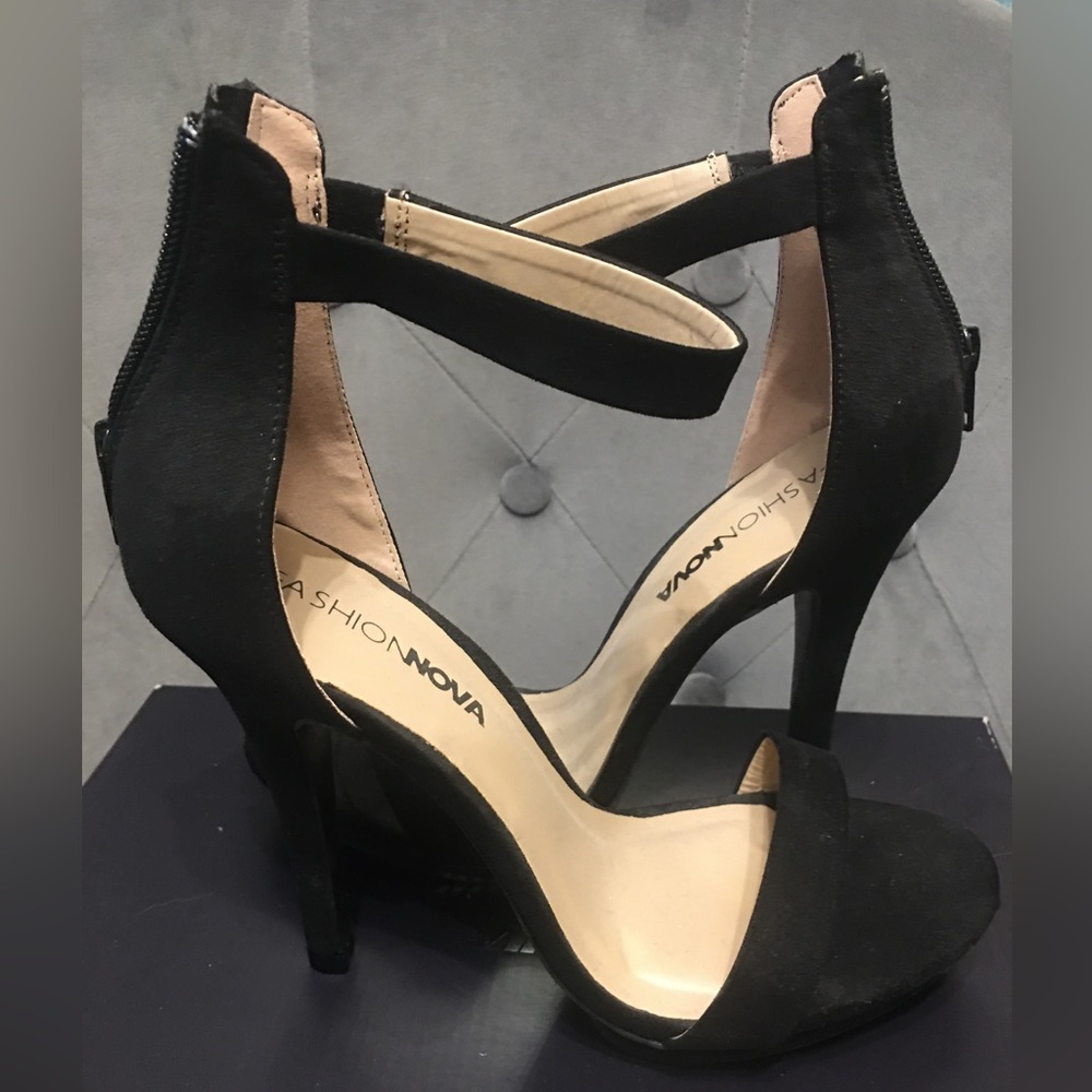 Black heels